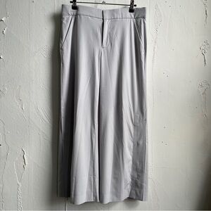 ATHLETA Tribeca Crop Pant Galactic Grey 281969 Wide Leg Snap Hem Lightweight 6